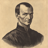Machiavelli portrait — Political Realism, historical mentor in Counsel