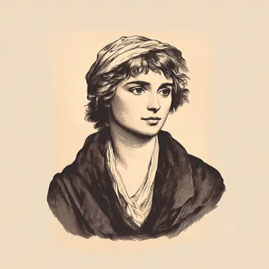 Engraved portrait of Mary Wollstonecraft